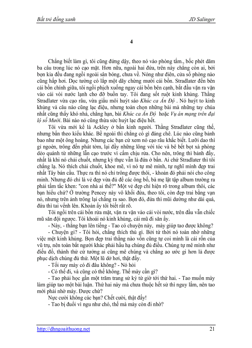 image for page Bat tre dong xanh JeromDavidSalinger pdf