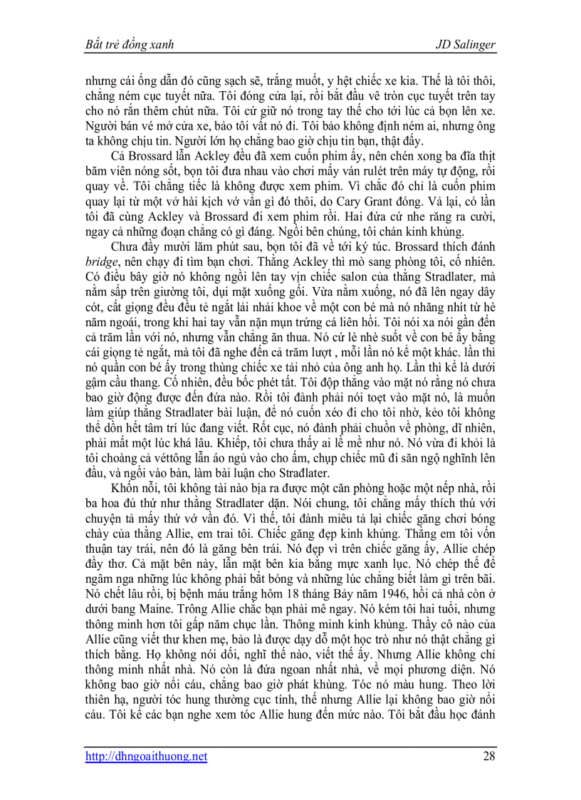 image for page Bat tre dong xanh JeromDavidSalinger pdf