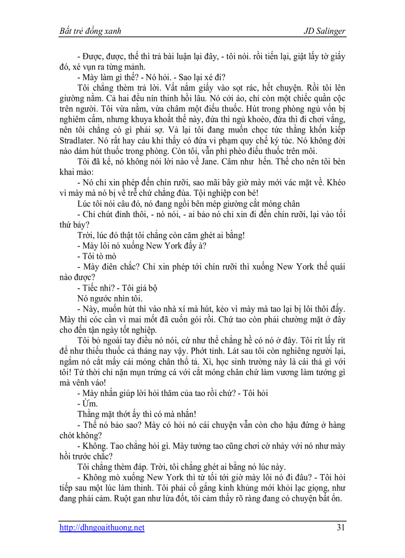 image for page Bat tre dong xanh JeromDavidSalinger pdf