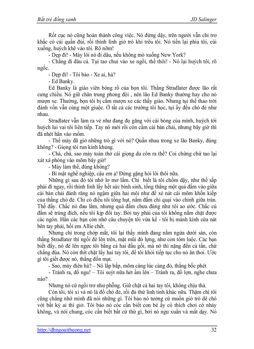 image for page Bat tre dong xanh JeromDavidSalinger pdf