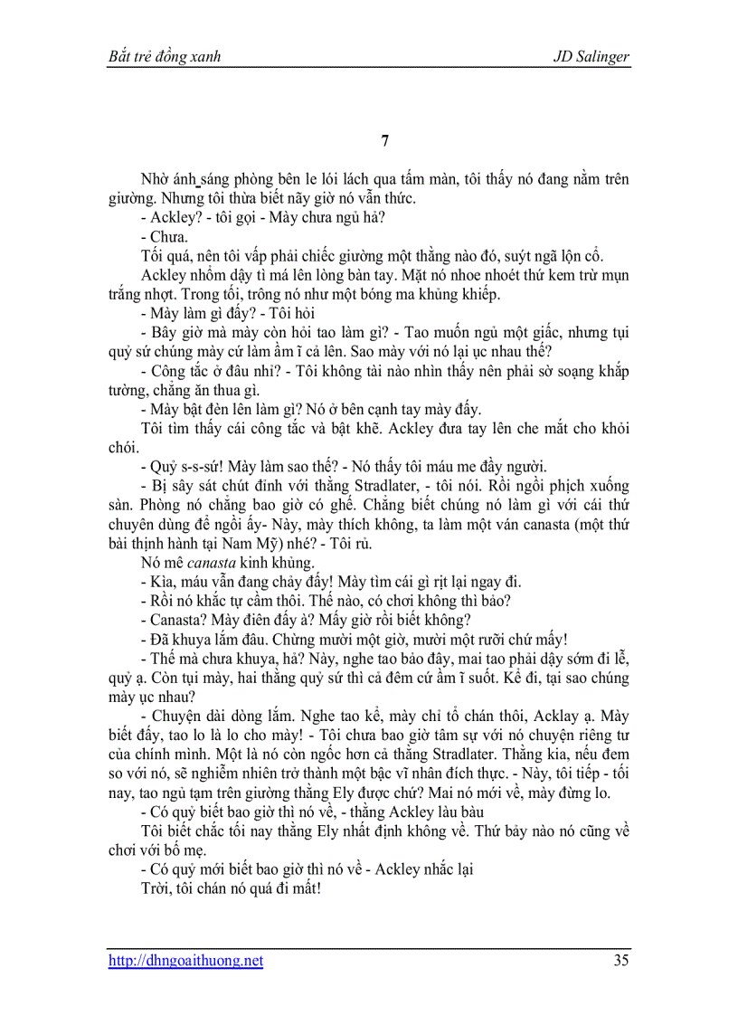 image for page Bat tre dong xanh JeromDavidSalinger pdf