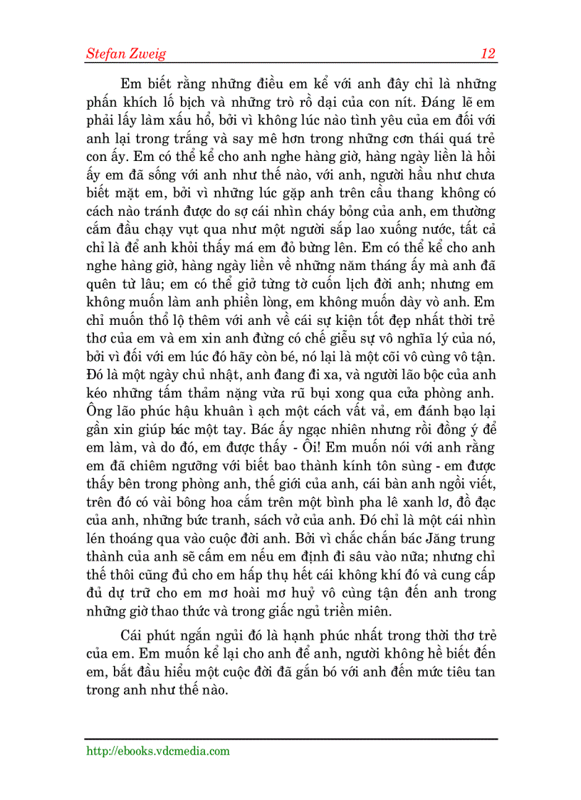 image for page Bức thư của người đàn bà không quen