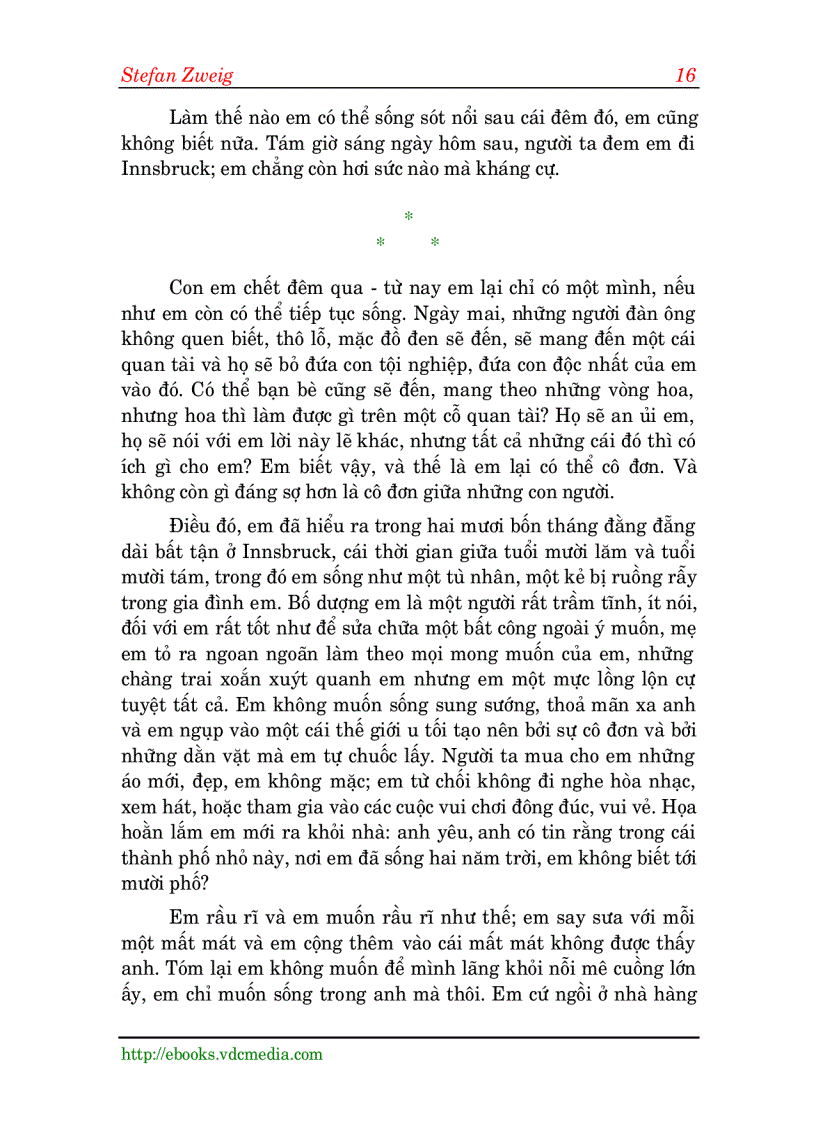 image for page Bức thư của người đàn bà không quen