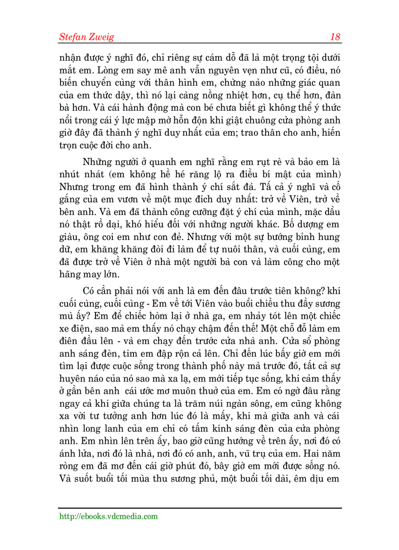 image for page Bức thư của người đàn bà không quen