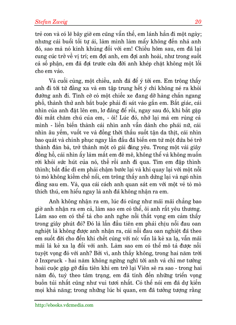 image for page Bức thư của người đàn bà không quen