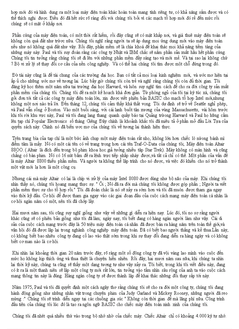 image for page Con đường Phía trước Bill Gates