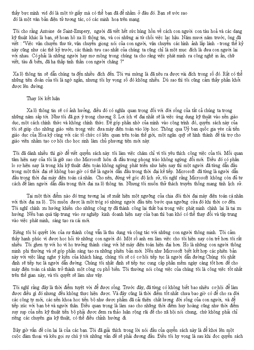 image for page Con đường Phía trước Bill Gates