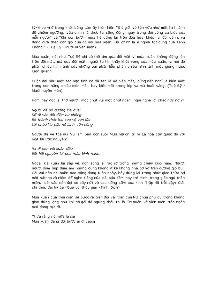 image for page Đi tìm mùa xuân trong thơ Bùi Giáng