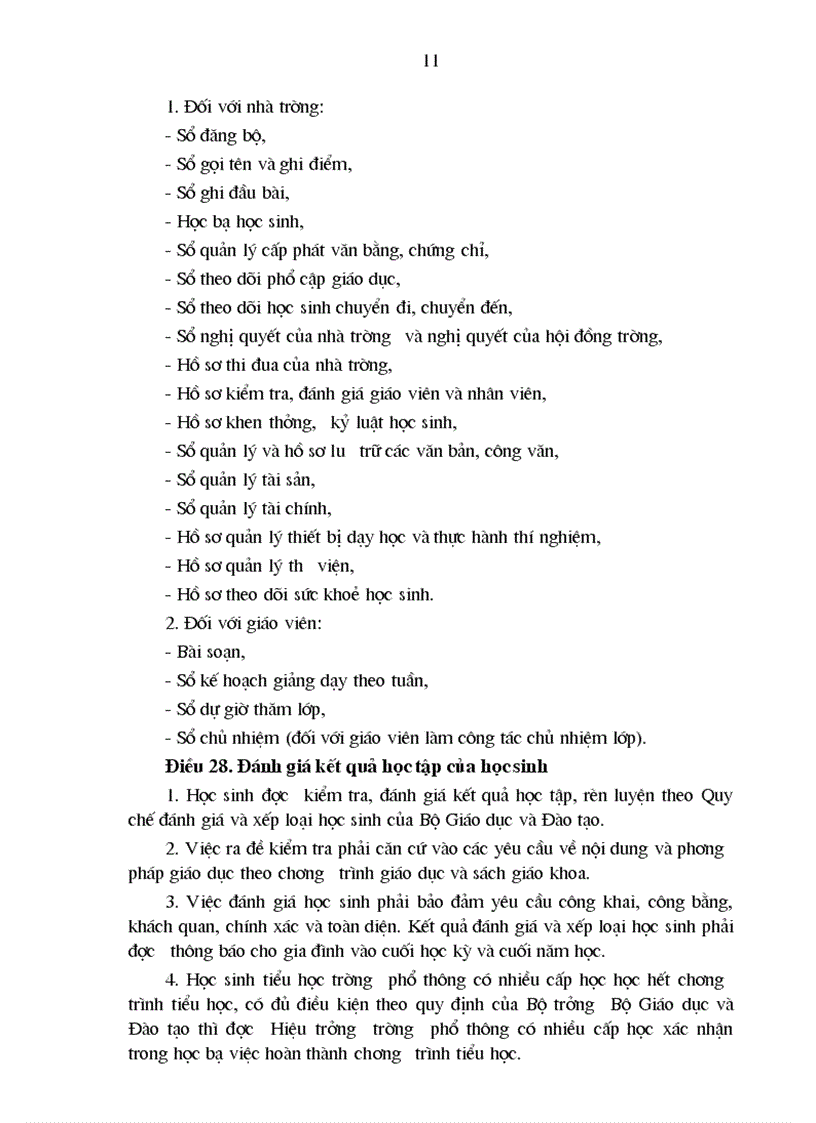 image for page Điều lệ trường THCS