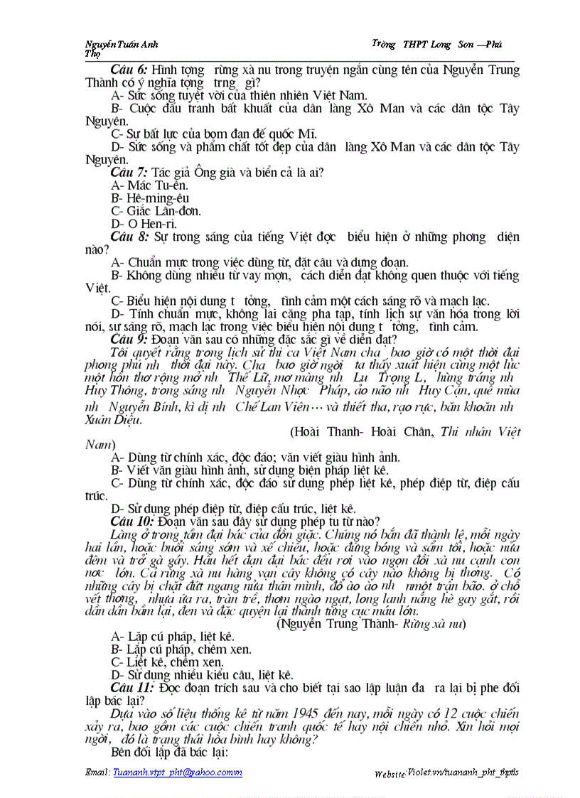 image for page GA Văn 12 CB HKII