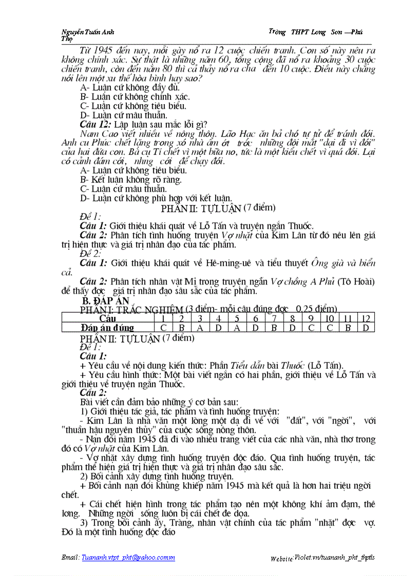 image for page GA Văn 12 CB HKII