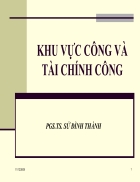 Môn học tài chính công