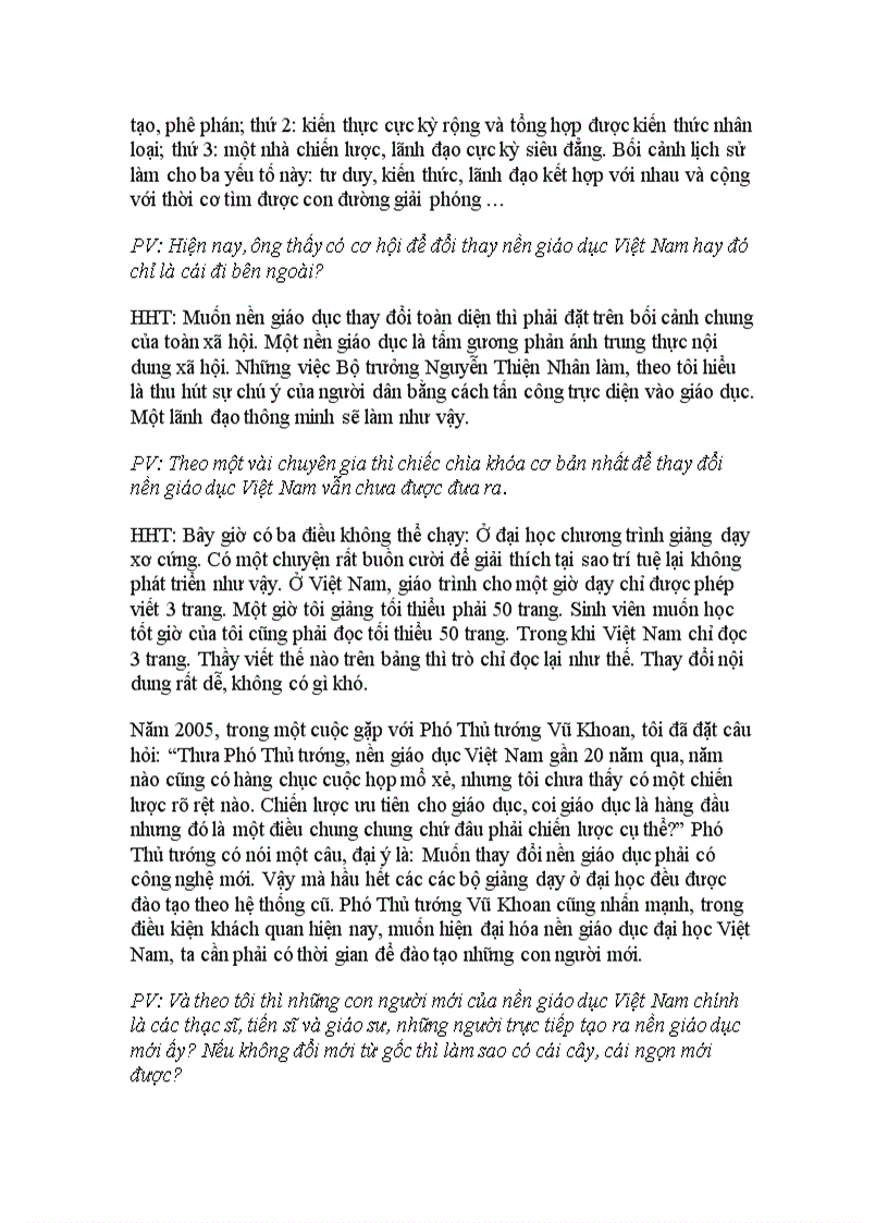 image for page Nếu tôi là bộ trưởng giáo dục