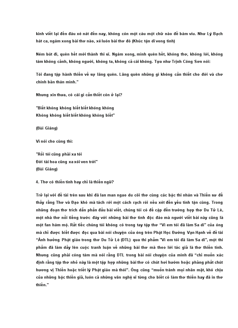 image for page Thơ thiền Thiền tính trong thơ và sự ngộ nhận