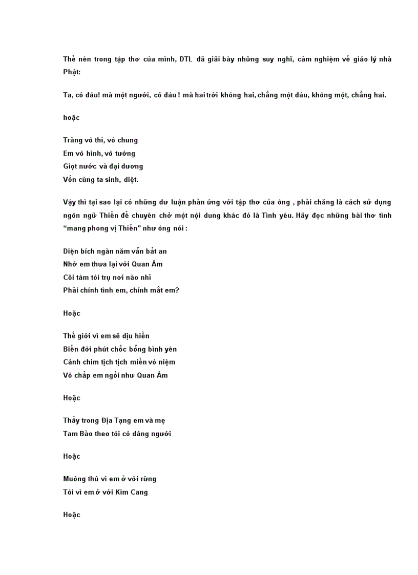 image for page Thơ thiền Thiền tính trong thơ và sự ngộ nhận