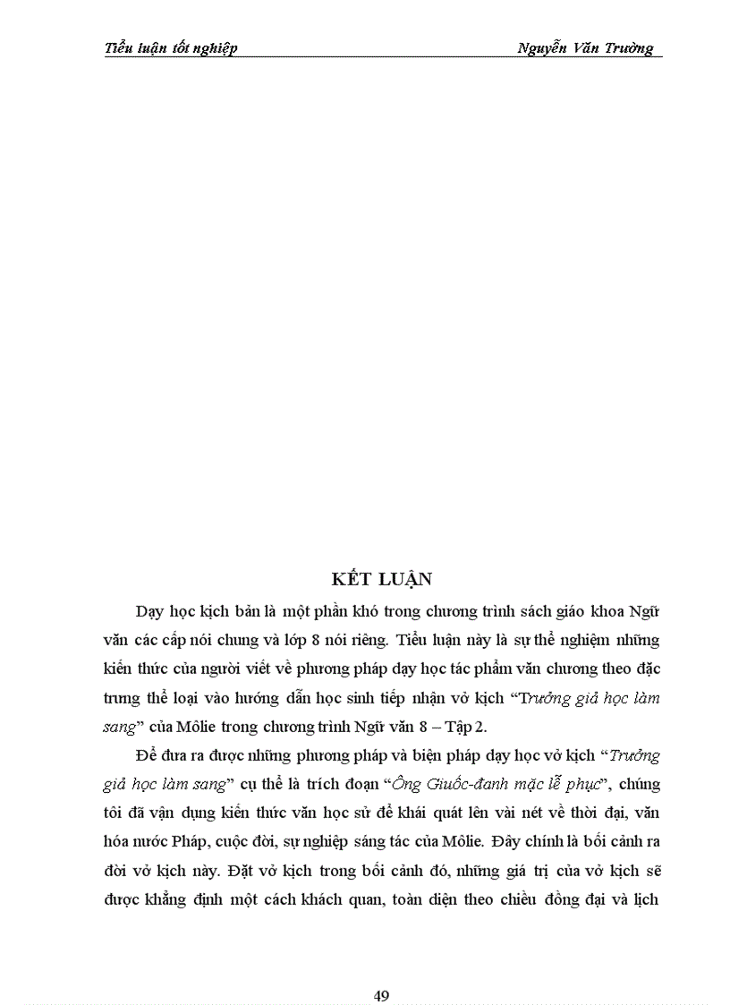 image for page Tiểu luận TỐT NGHIỆP ĐẠI HỌC 2011 Ngữ Văn