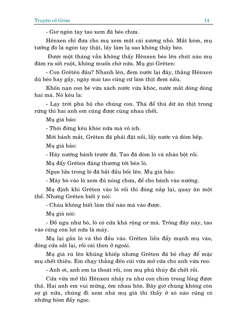 image for page Truyện cổ Grim