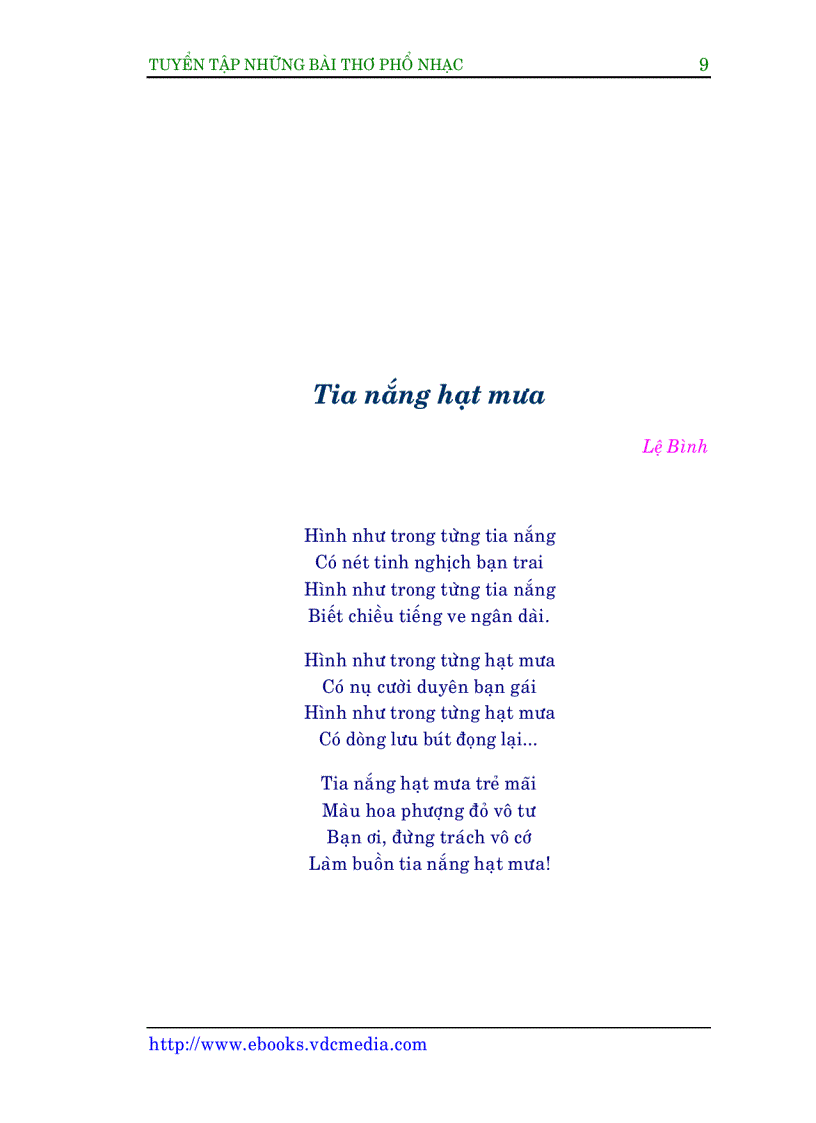 image for page Tuyểm tập những bài thơ phổ nhạc