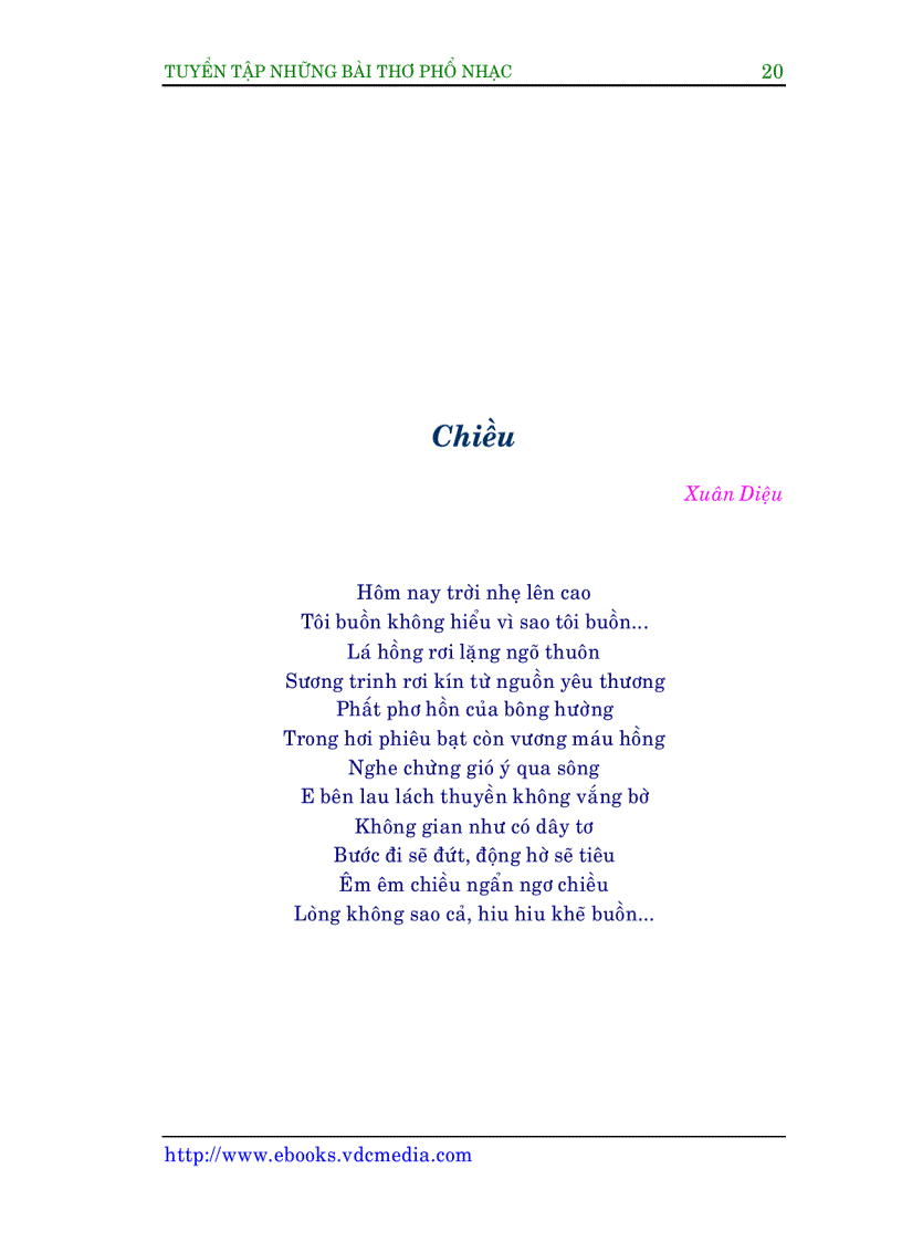 image for page Tuyen tap nhung bai tho pho nhac