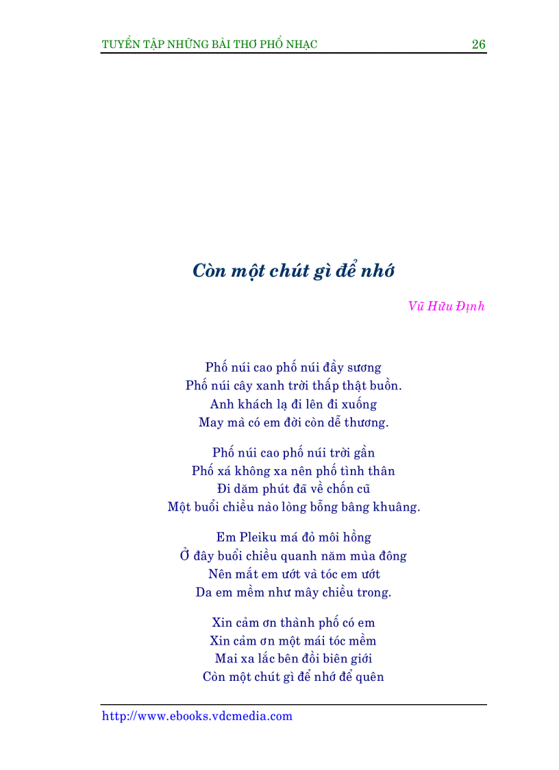 image for page Tuyen tap nhung bai tho pho nhac