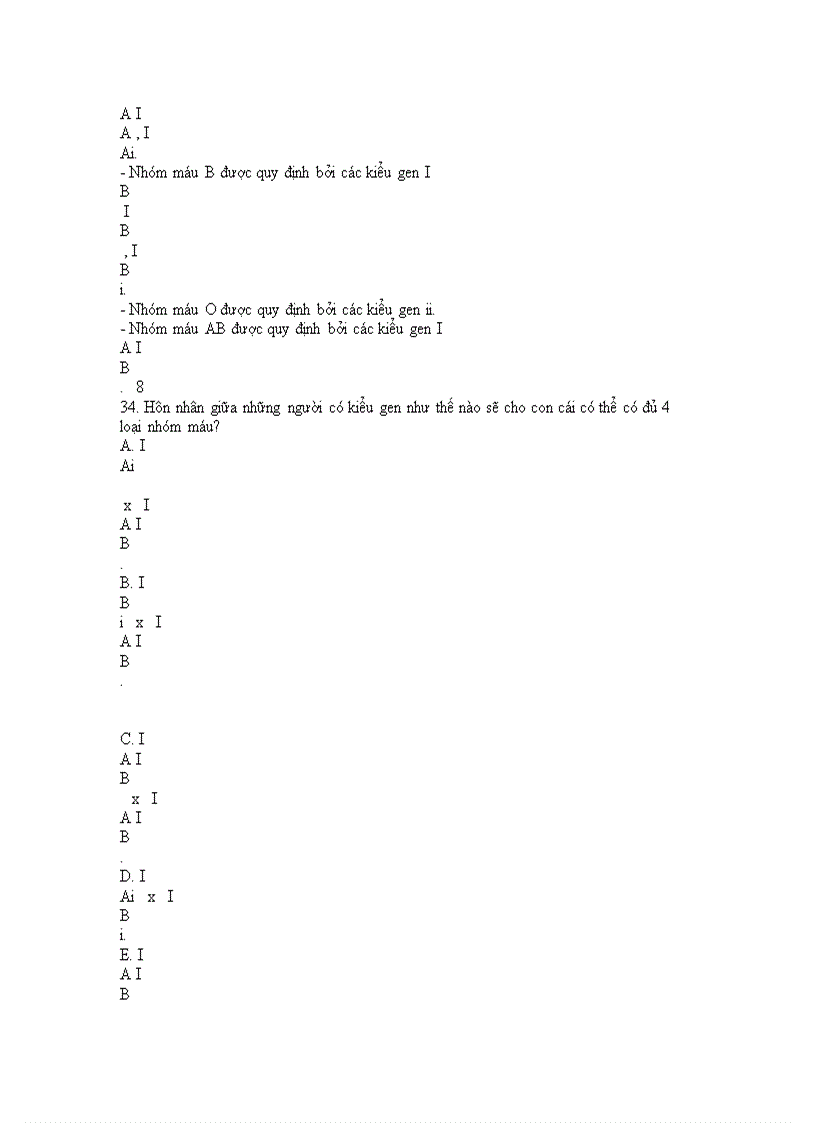 image for page 50 câu trắc nghiệm di truyền
