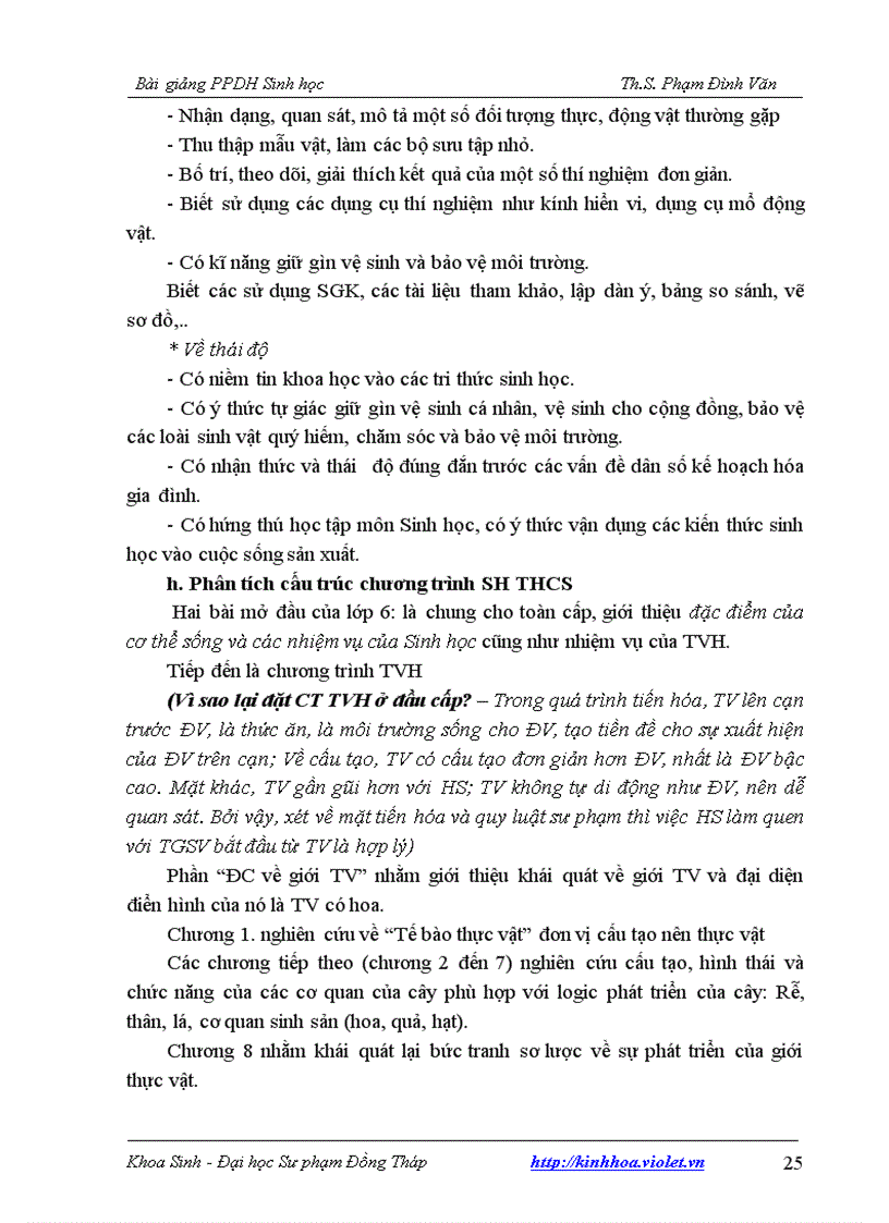 image for page Bài giảng phương pháp dạy học sinh học