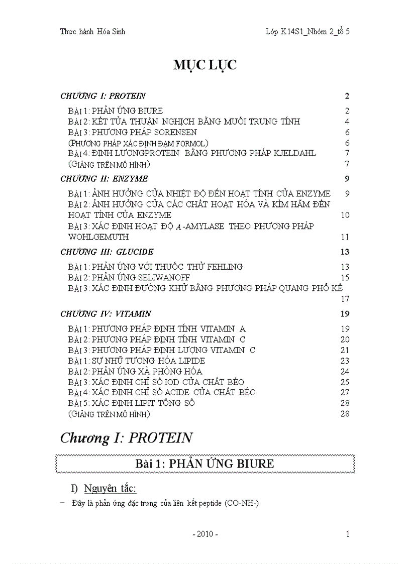 image for page Báo cáo hóa sinh