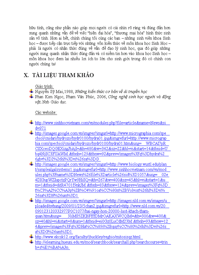 image for page Báo cáo Sinh học sinh sản Sinh sản vô tính ở động vật