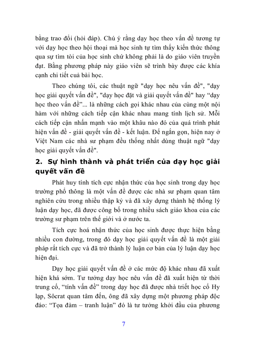 image for page Dạy học nêu vấn đề trong dạy học Sinh học