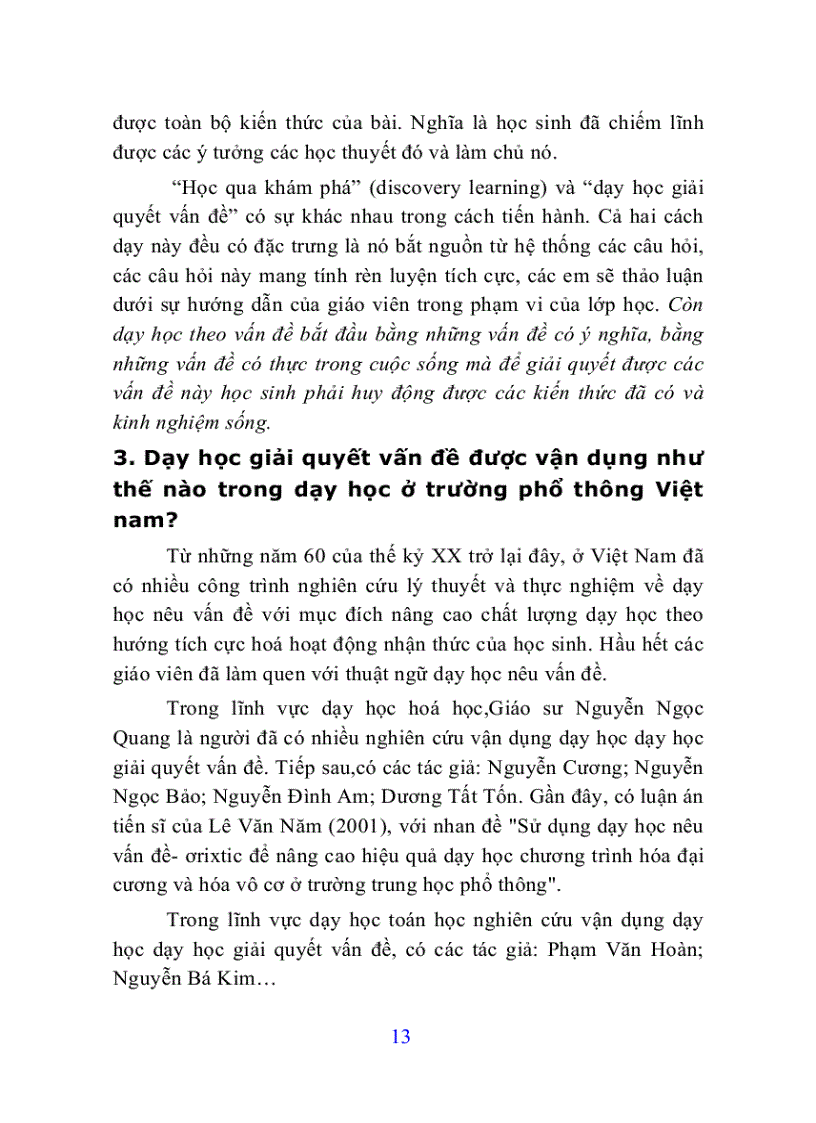 image for page Dạy học nêu vấn đề trong dạy học Sinh học