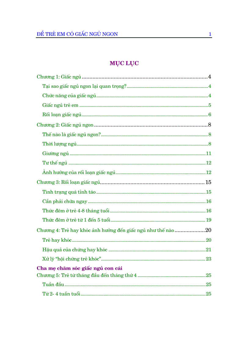 image for page Để trẻ em có giấc ngủ ngon