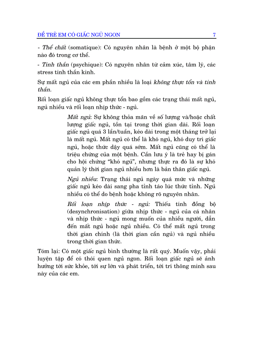 image for page Để trẻ em có giấc ngủ ngon