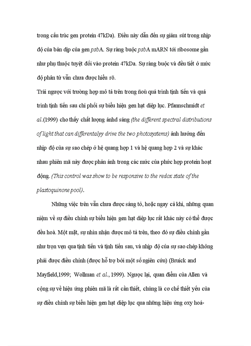 image for page Di truyền học quá trình lắp ráp và sự điều chỉnh của hệ thống quang hợp