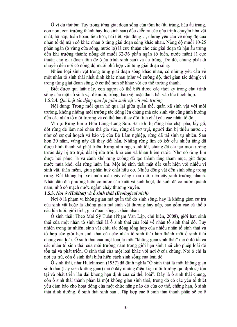 image for page Giáo trình Sinh thái học