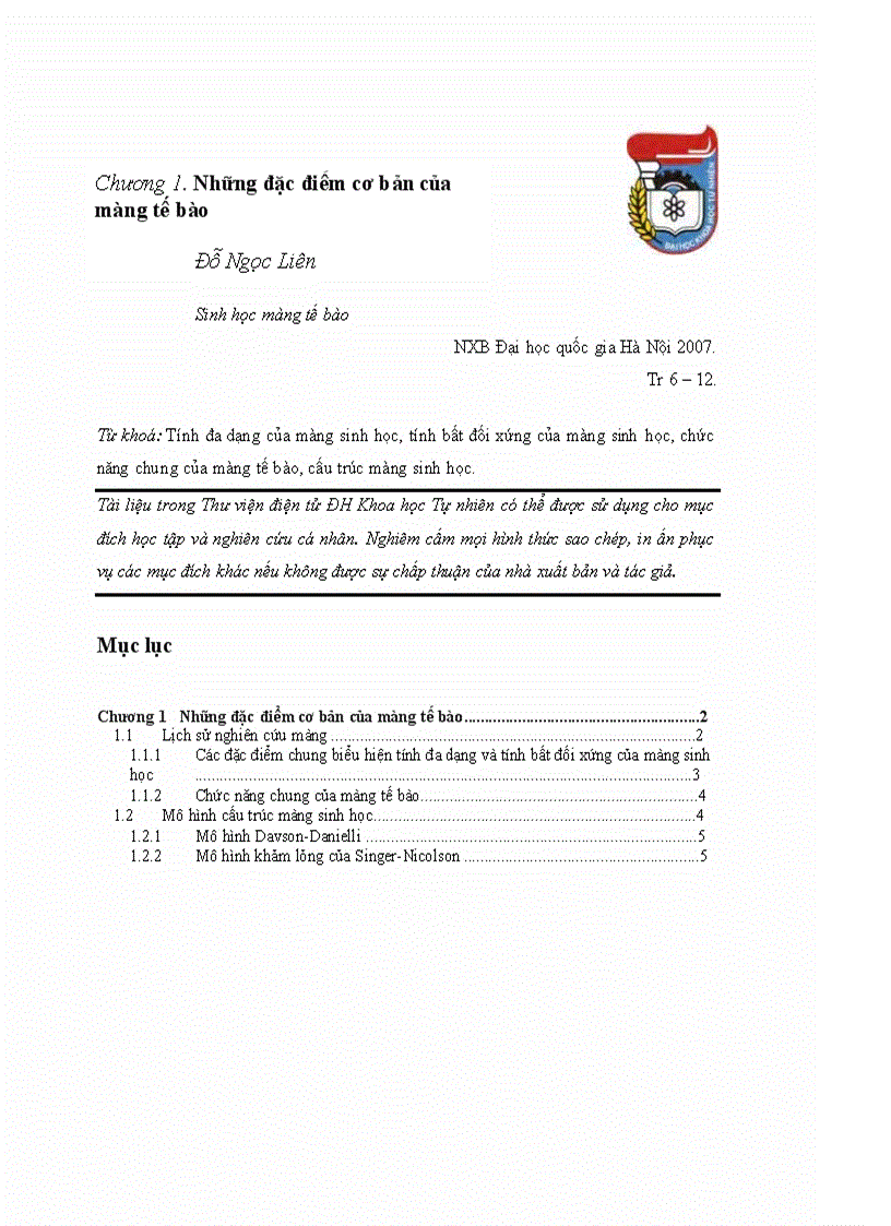 image for page Giáo trình sinh lý học chương 1 1