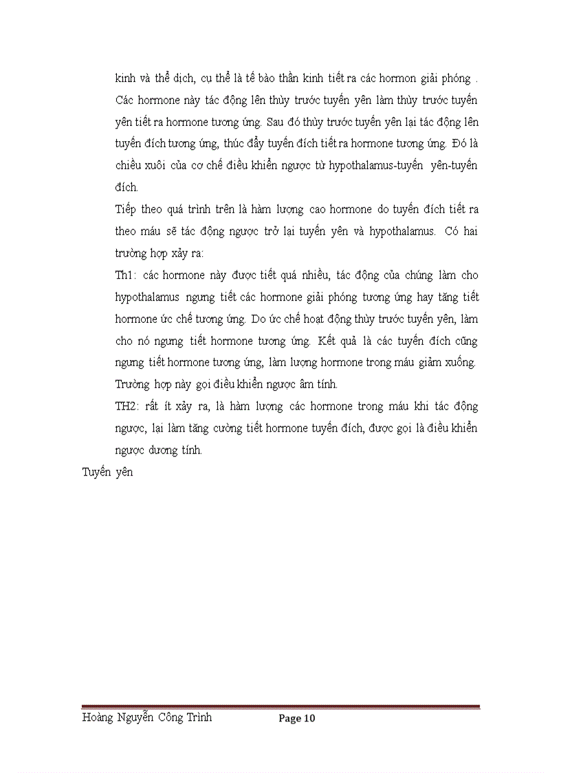 image for page Hormon tác dụng lên phản ứng phản xạ