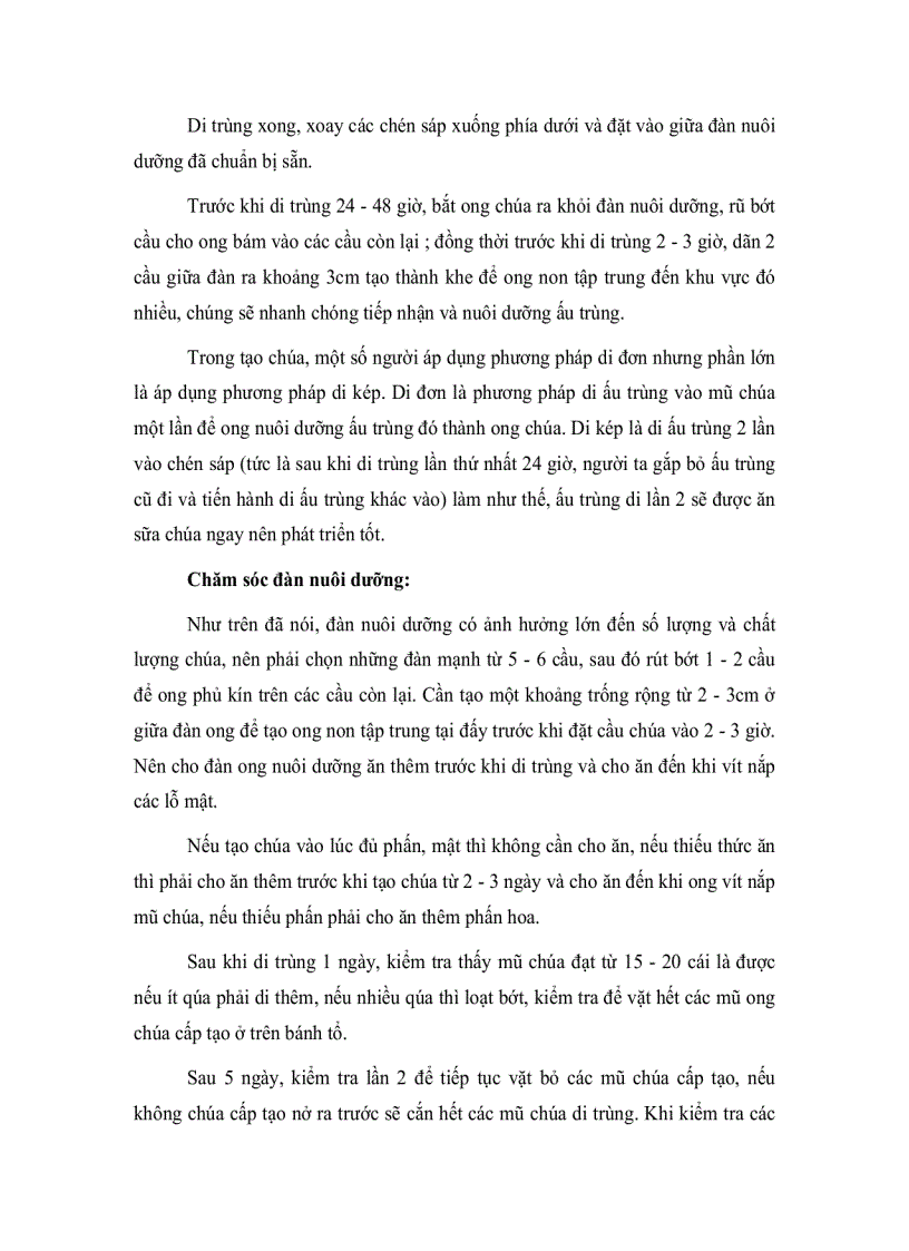 image for page Kỹ thuật nuôi mật ong