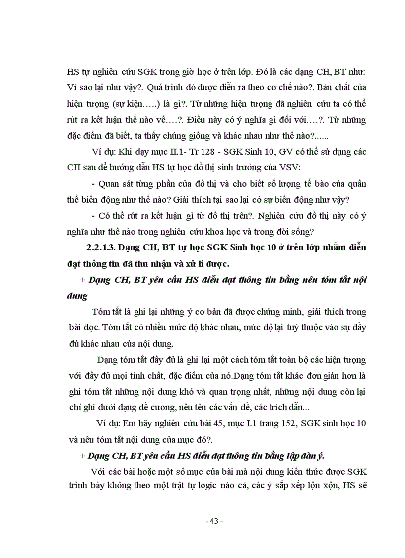 image for page Luận văn cao học chuyên ngành LL PPDH sinh học