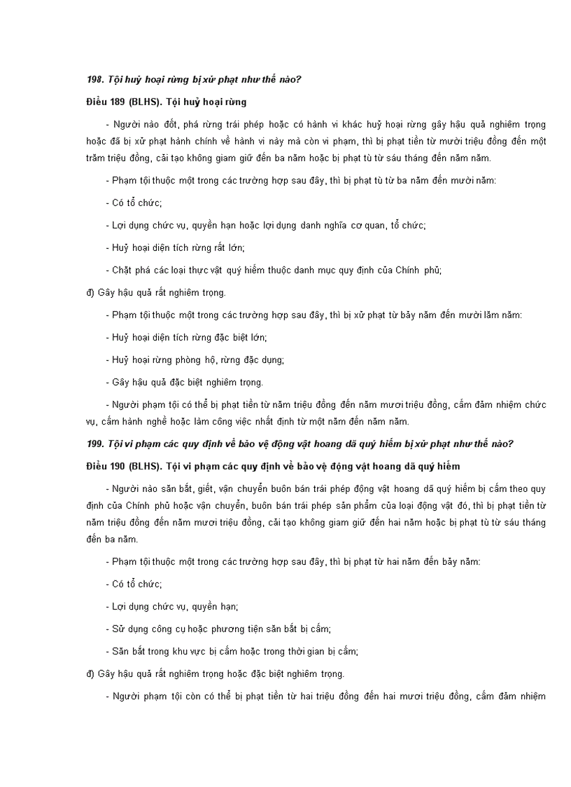 image for page Một số câu hỏi về môi trường