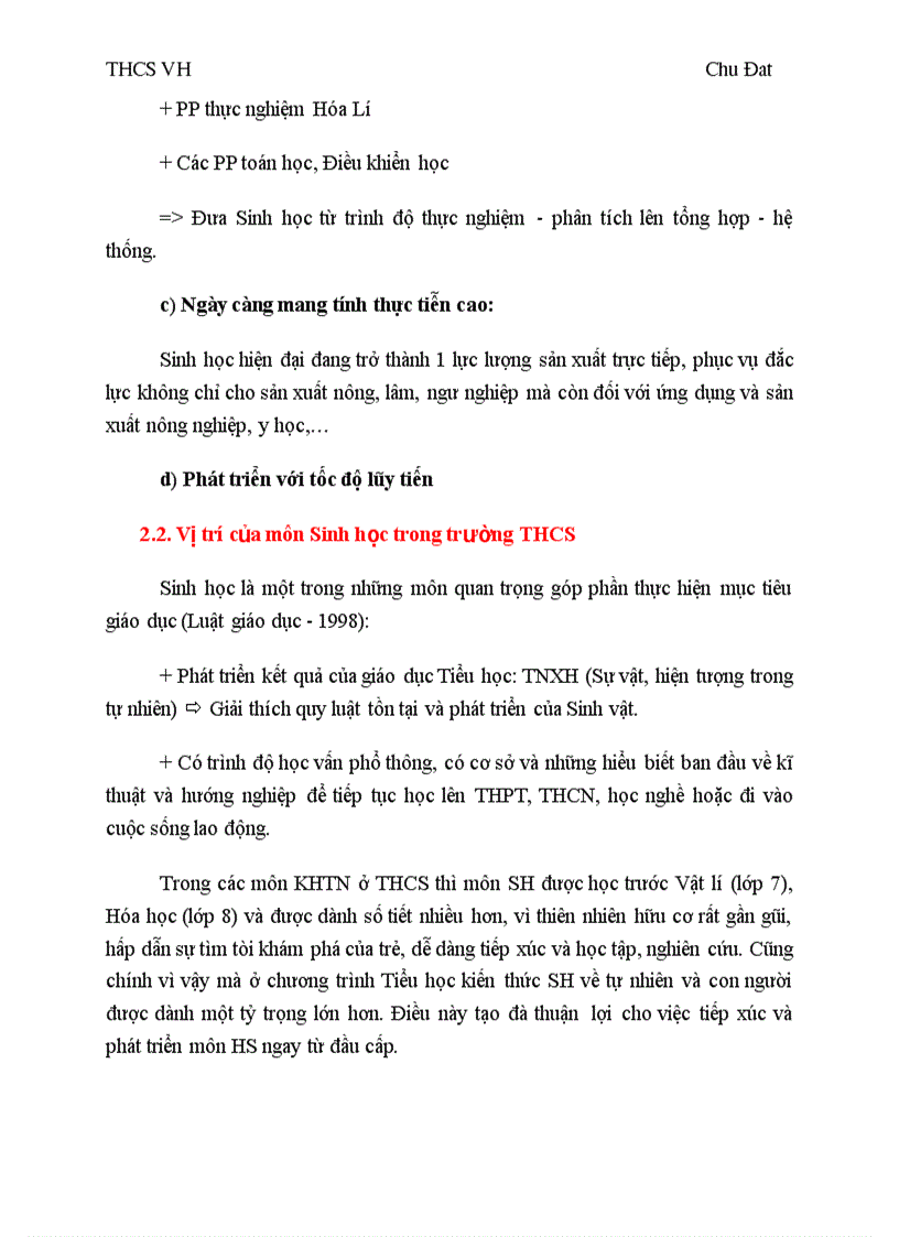 image for page Nhiem vu phuong phap day hoc THCS