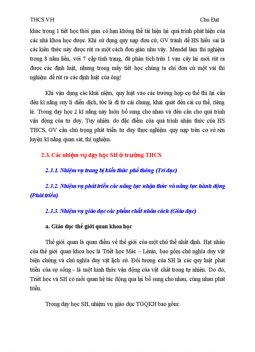 image for page Nhiem vu phuong phap day hoc THCS