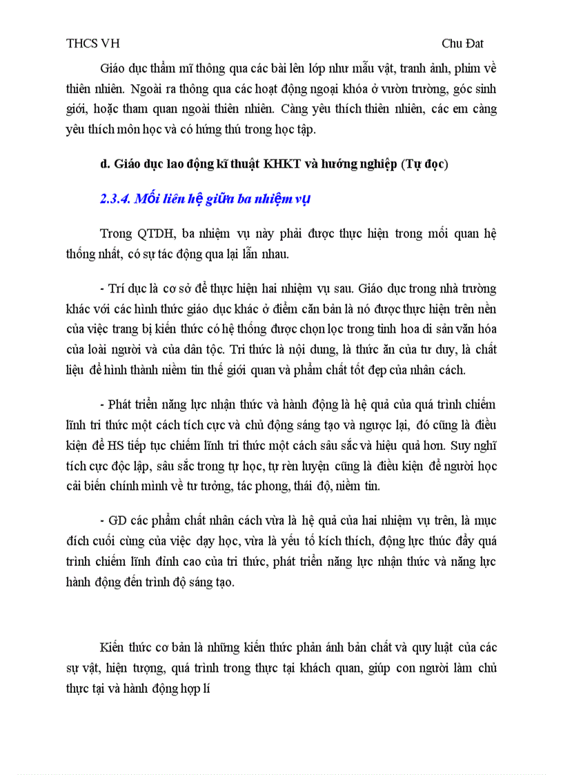 image for page Nhiem vu phuong phap day hoc THCS