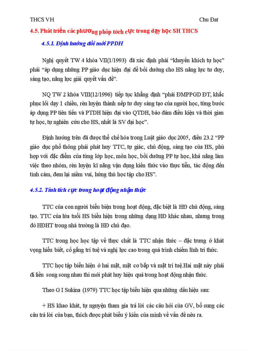 image for page Nhiem vu phuong phap day hoc THCS