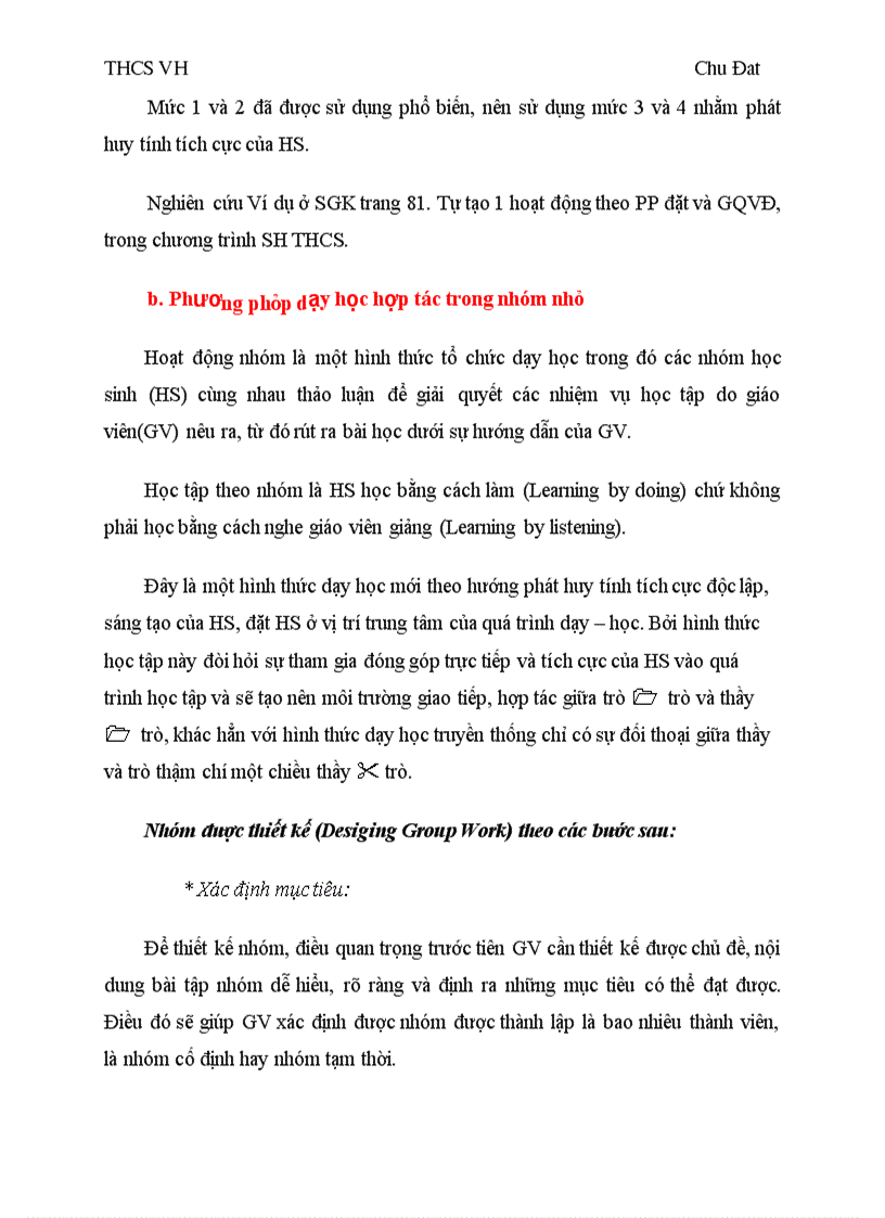 image for page Nhiem vu phuong phap day hoc THCS