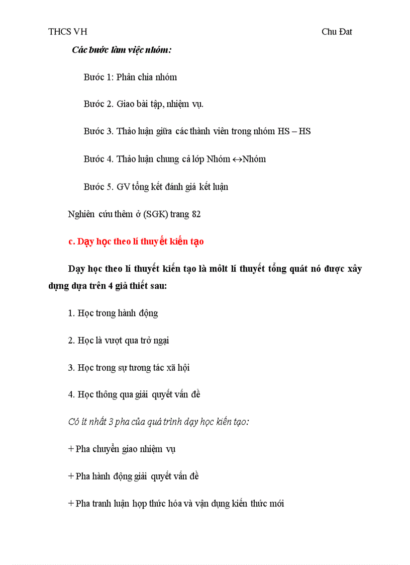 image for page Nhiem vu phuong phap day hoc THCS