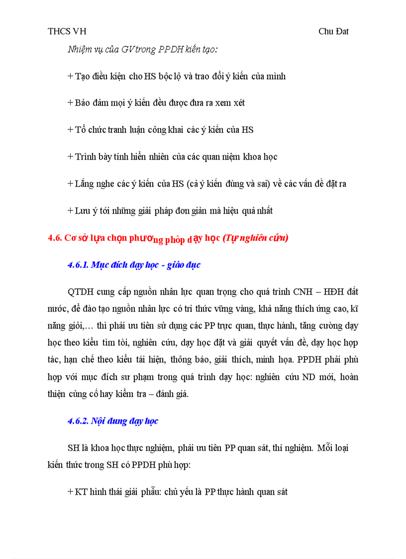 image for page Nhiem vu phuong phap day hoc THCS