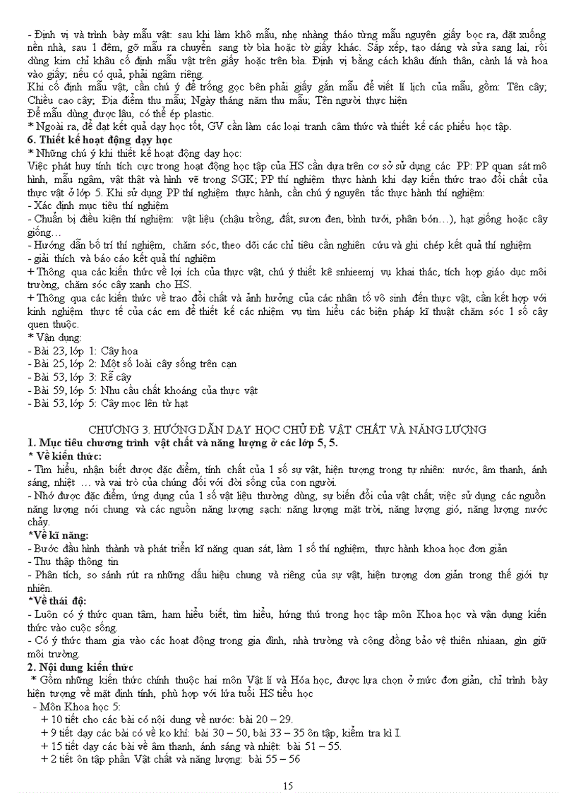 image for page PPDH Tự nhiên xã hội phần Sinh học