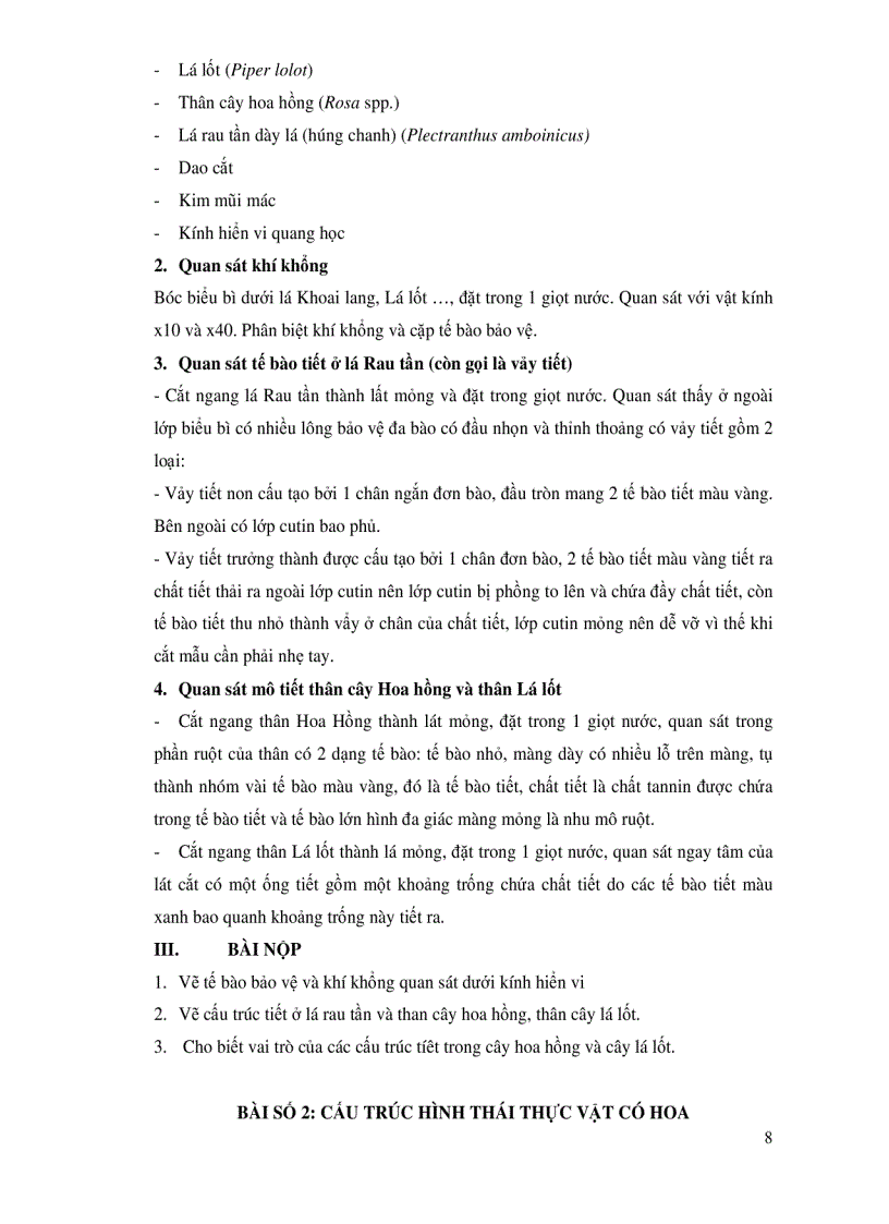 image for page Sinh lý thực vật