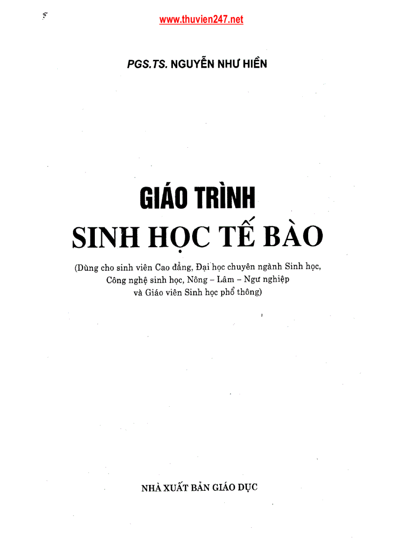 Sinh học tế bào