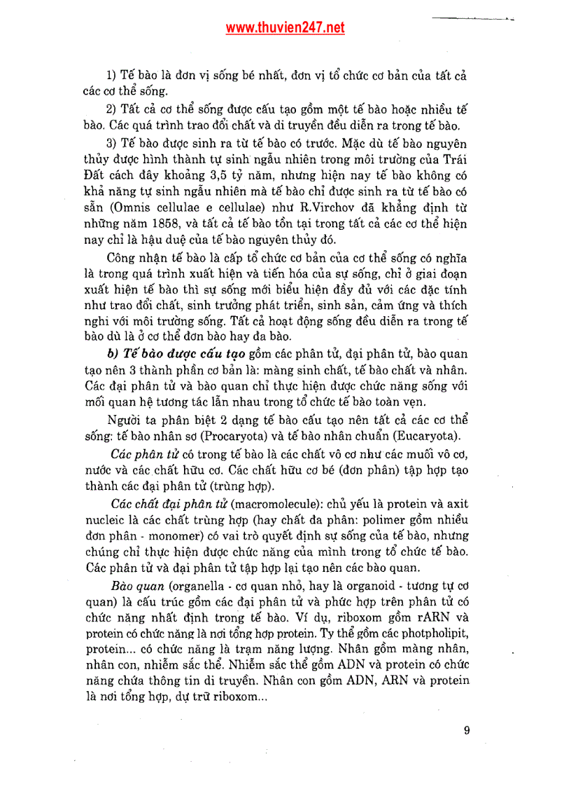 image for page Sinh học tế bào